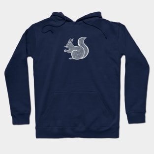 Cute Red Squirrel Design Hoodie